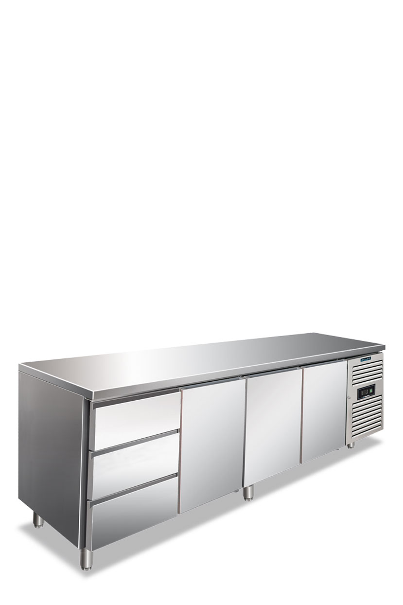 Tavoli Refrigerati Ventilato,  4 Ante CXF 4130 TN - (3 x 1/3)